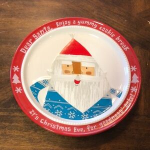 Santa Christmas Plate